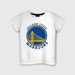 Футболка хлопковая детская GOLDEN STATE WARRIORS 2020, цвет: белый