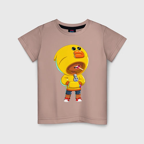 Детская футболка BRAWL STARS SALLY LEON / Пыльно-розовый – фото 1