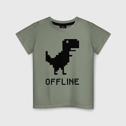 Детская футболка Offline / Авокадо – фото 1