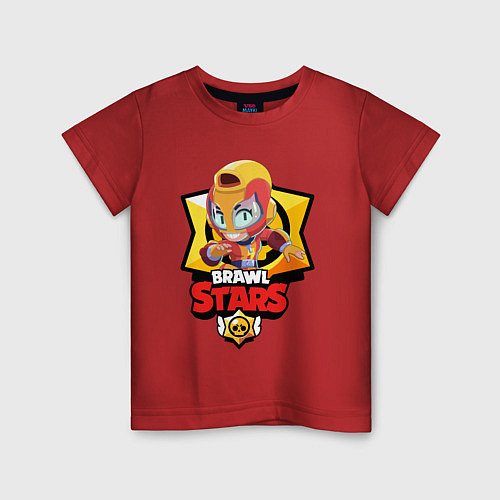 Детская футболка BRAWL STARS MAX / Красный – фото 1