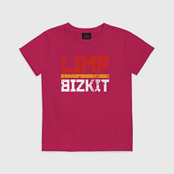 Футболка хлопковая детская LIMP BIZKIT, цвет: маджента