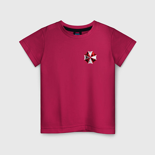 Детская футболка UMBRELLA CORPспина / Маджента – фото 1