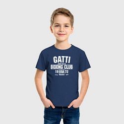 Футболка хлопковая детская Gatti Boxing Club, цвет: тёмно-синий — фото 2