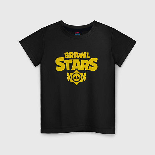 Детская футболка Brawl Stars GOLD / Черный – фото 1