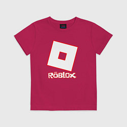 Футболка хлопковая детская ROBLOX, цвет: маджента