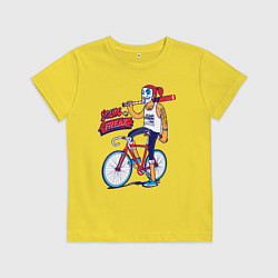 Футболка хлопковая детская Young & Freak, цвет: желтый