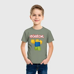 Футболка хлопковая детская ROBLOX, цвет: авокадо — фото 2