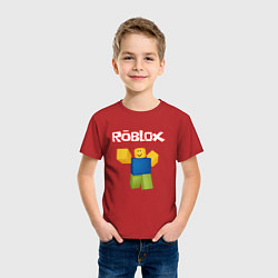 Футболка хлопковая детская ROBLOX, цвет: красный — фото 2