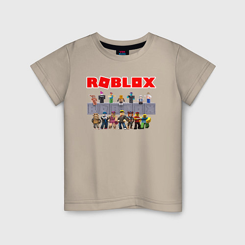 Детская футболка ROBLOX / Миндальный – фото 1