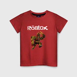 Футболка хлопковая детская ROBLOX, цвет: красный