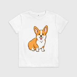 Детская футболка Корги