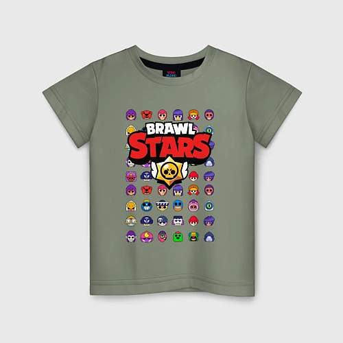 Детская футболка BRAWL STARS / Авокадо – фото 1