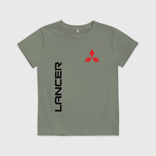 Детская футболка MITSUBISHI LANCER / Авокадо – фото 1