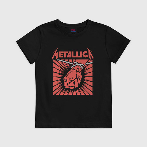 Детская футболка Metallica / Черный – фото 1
