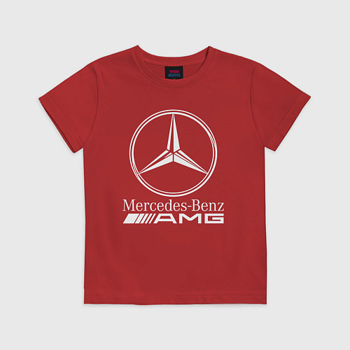 Детская футболка MERCEDES-BENZ AMG / Красный – фото 1