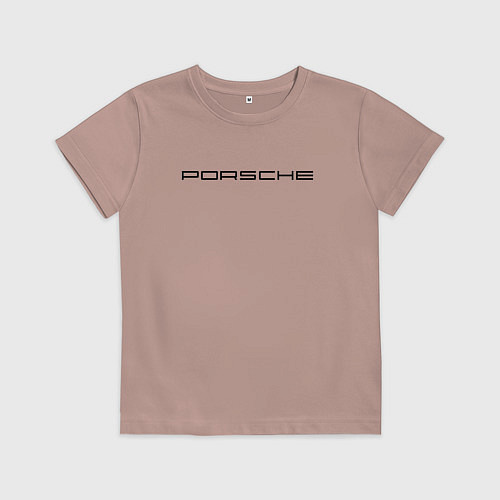 Детская футболка PORSCHE / Пыльно-розовый – фото 1