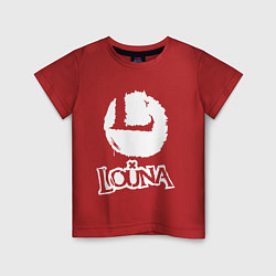 Футболка хлопковая детская Louna, цвет: красный