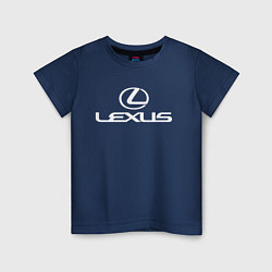 Футболка хлопковая детская LEXUS, цвет: тёмно-синий