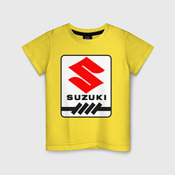 Футболка хлопковая детская Suzuki, цвет: желтый