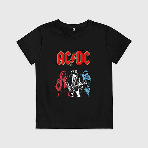Детская футболка ACDC / Черный – фото 1