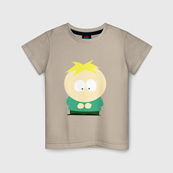 Футболка хлопковая детская South Park Баттерс, цвет: миндальный