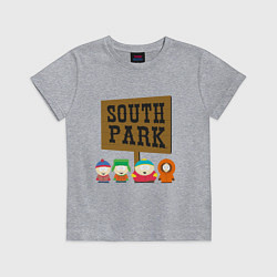 Футболка хлопковая детская South Park, цвет: меланж