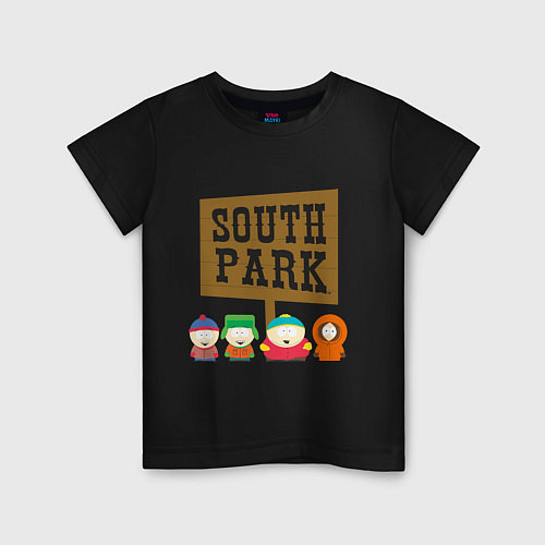 Детская футболка South Park / Черный – фото 1