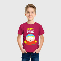 Футболка хлопковая детская SOUTH PARK, цвет: маджента — фото 2