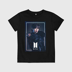 Футболка хлопковая детская BTS Black Swan, цвет: черный