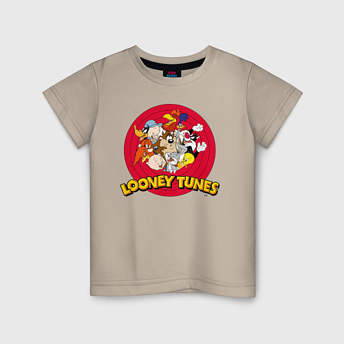 Детская футболка Looney Tunes / Миндальный – фото 1