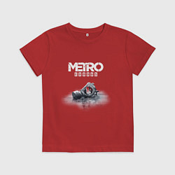 Футболка хлопковая детская METRO EXODUS, цвет: красный