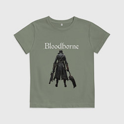 Футболка хлопковая детская Bloodborne, цвет: авокадо