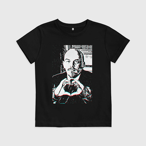 Детская футболка Ленин Oko / Черный – фото 1