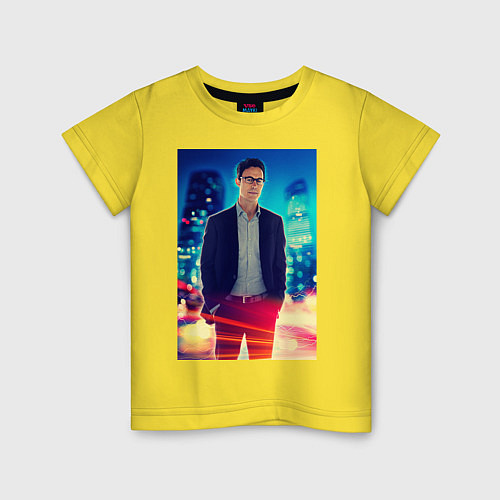 Детская футболка Harrison Wells / Желтый – фото 1