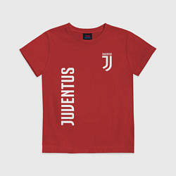 Футболка хлопковая детская JUVENTUS, цвет: красный