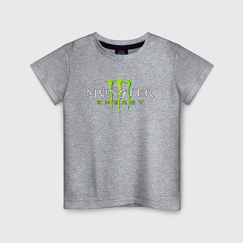Детская футболка MONSTER ENERGY / Меланж – фото 1