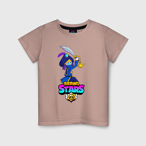 Детская футболка ROGUE MORTIS BRAWL STARS / Пыльно-розовый – фото 1