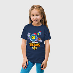 Футболка хлопковая детская BRAWL STARS NANI, цвет: тёмно-синий — фото 2