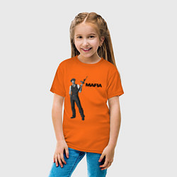 Футболка хлопковая детская MAFIA 1 цвета оранжевый — фото 2