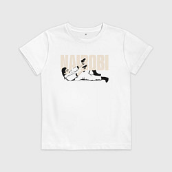 Футболка хлопковая детская БУМАЖНЫЙ ДОМ, цвет: белый