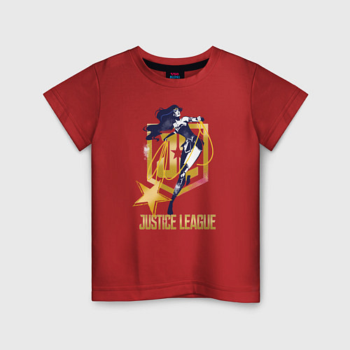 Детская футболка Лига справедливости / Красный – фото 1