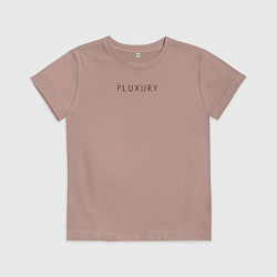 Футболка хлопковая детская PLUXURY, цвет: пыльно-розовый