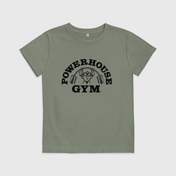 Футболка хлопковая детская GYM, цвет: авокадо