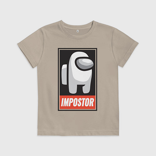 Детская футболка Among Us / Миндальный – фото 1