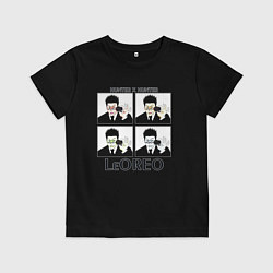 Футболка хлопковая детская ЛеОРЕО HunterXHunter 4цвета, цвет: черный