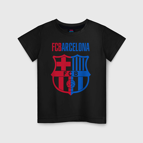 Детская футболка Barcelona FC / Черный – фото 1