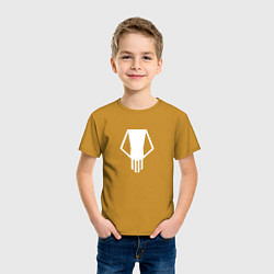 Футболка хлопковая детская Bakugo t-shirt, цвет: горчичный — фото 2