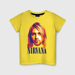 Футболка хлопковая детская Nirvana, цвет: желтый