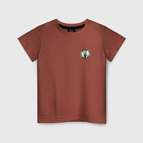Детская футболка Бостон Селтикс / Кирпичный – фото 1