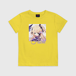 Футболка хлопковая детская Fischl, цвет: желтый